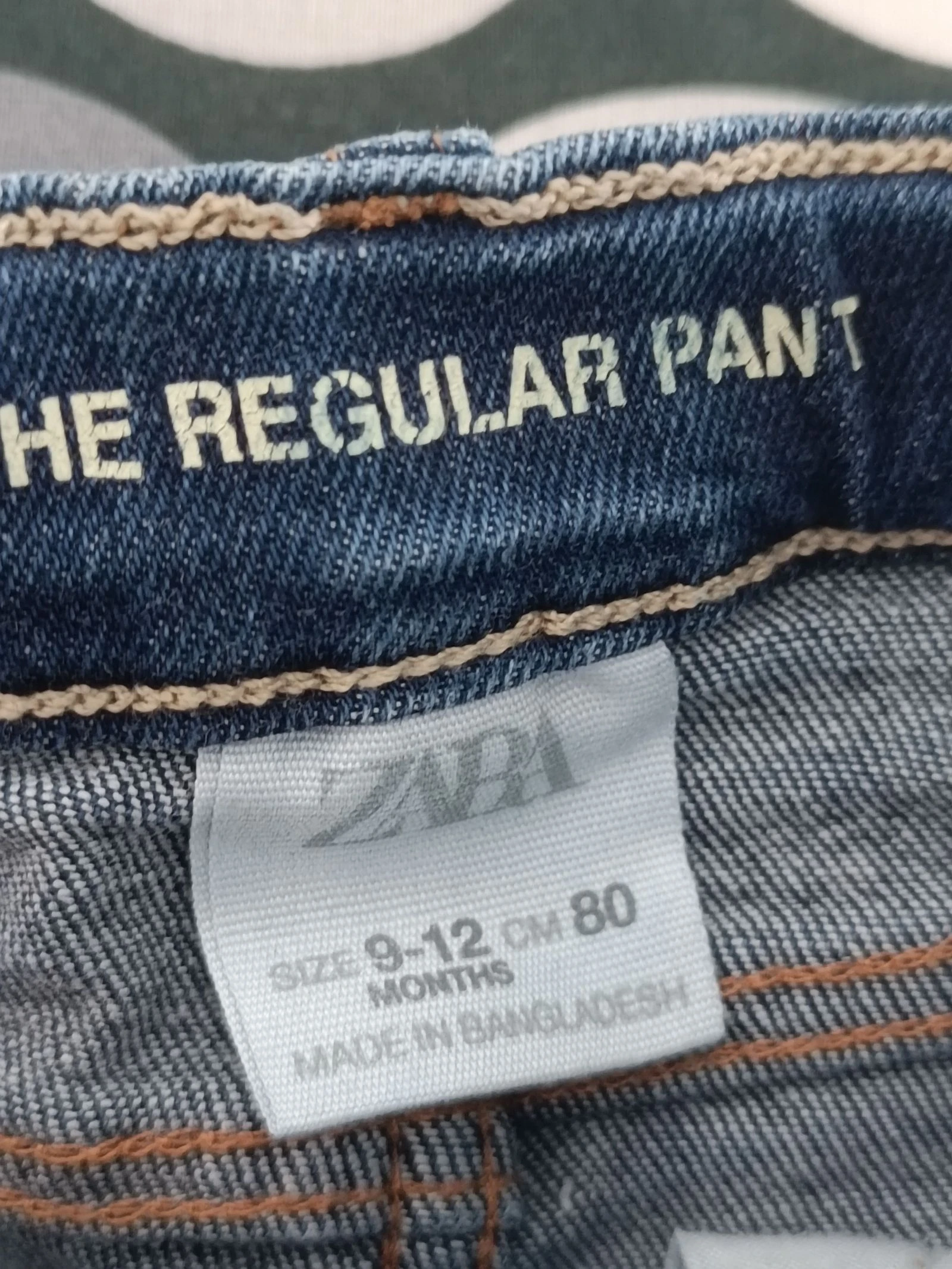 Zara denim pants 9-12 months – photo 4